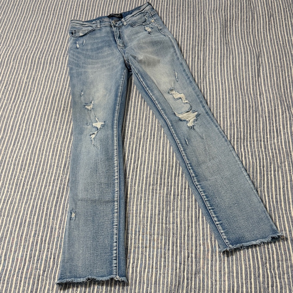 Judy Blue Light Blue Boyfriend Fit Jeans